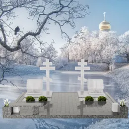 Мемориальный комплекс на могилу "Два Мира"