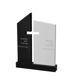 Горизонтальный памятник "Воздушный крест"