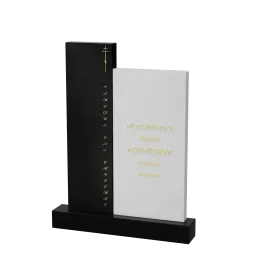 Горизонтальный памятник "Две жизни"