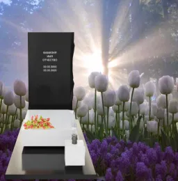 Вертикальный памятник "Цветок Жизни"