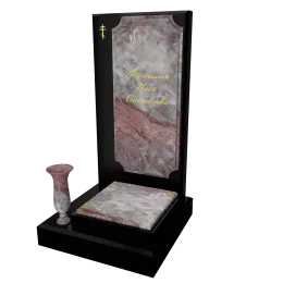 Памятник с флорентийской мозаикой "Каменный узор №11"