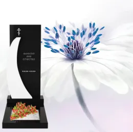 Вертикальный памятник "Крыло Ангела Хранителя"