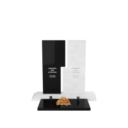 Горизонтальный памятник "Инь Ян"