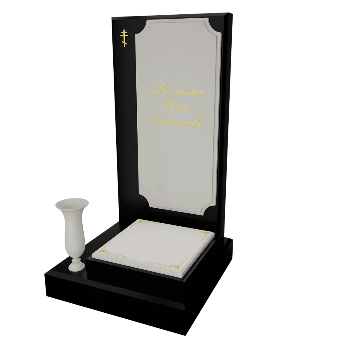 Памятник с флорентийской мозаикой "Каменный узор №11" 11 