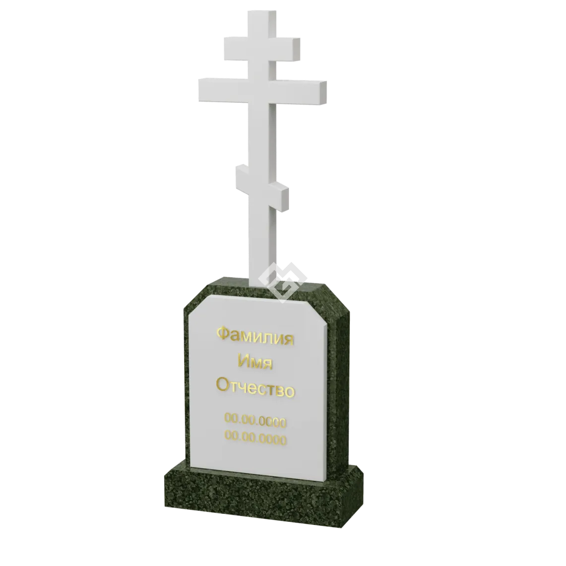 Вертикальный памятник "Сила в Господе" 5