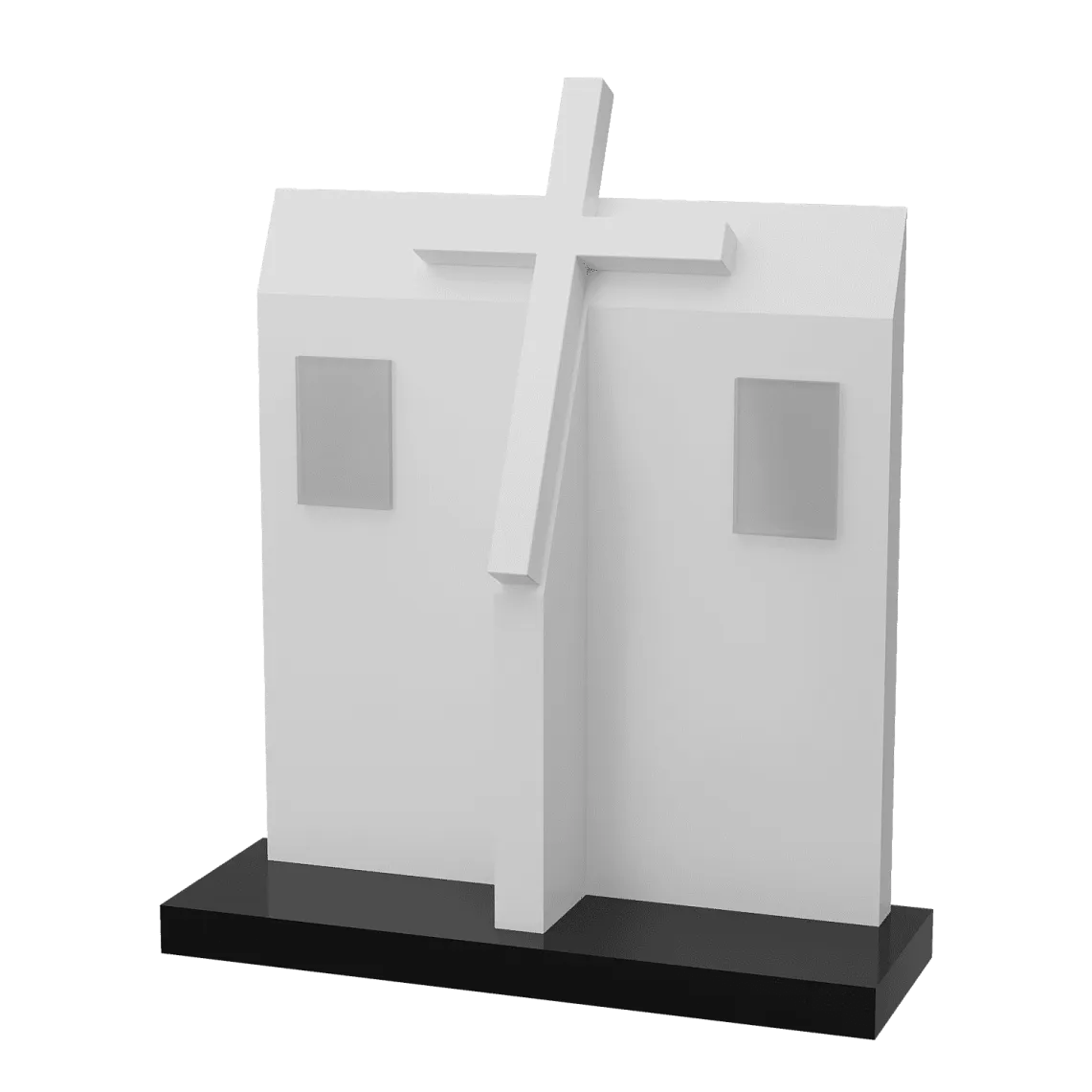 Горизонтальный памятник "Крест Распятия" 2 