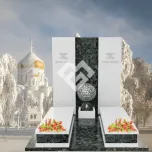 Мемориальный комплекс на могилу "Духовный Свет" 10