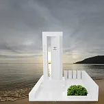 Современный памятник  "Продолжение жизни" 9