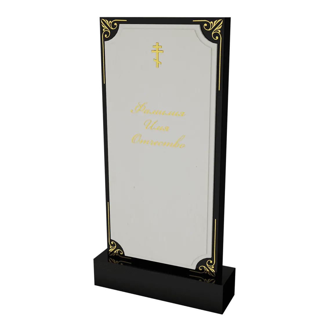 Памятник с флорентийской мозаикой "Каменный узор №14" 15 