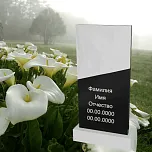 Вертикальный памятник "Минерал" 6