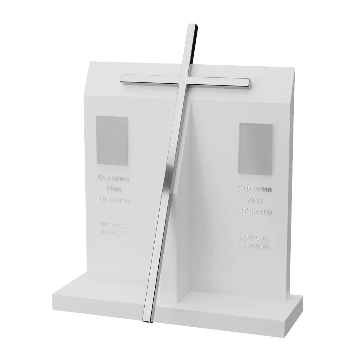 Горизонтальный памятник "Служение Богу" 6 