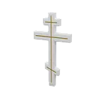 Вертикальный памятник "Крест Оформление"