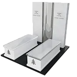 Памятник из стекла "Горная Вода"