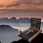 Памятник для урны с прахом "Разговор по Душам"