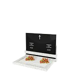 Горизонтальный памятник "Цитата"