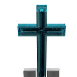 Памятник из стекла "Символ Веры" 4