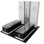 Памятник из стекла "Горная Вода"