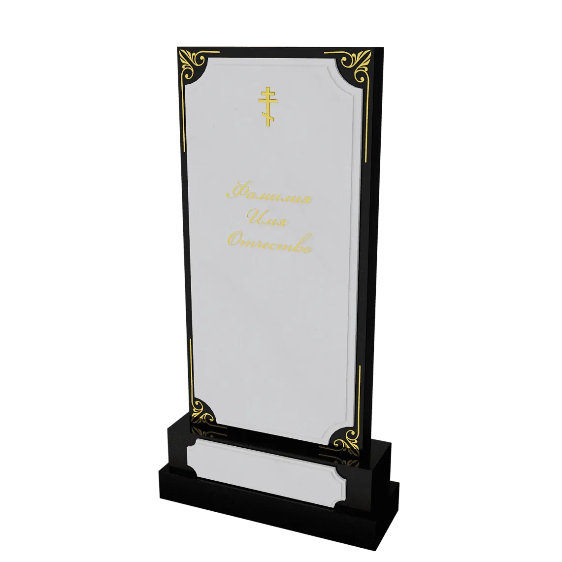 Памятник с флорентийской мозаикой "Каменный узор №13" 13 