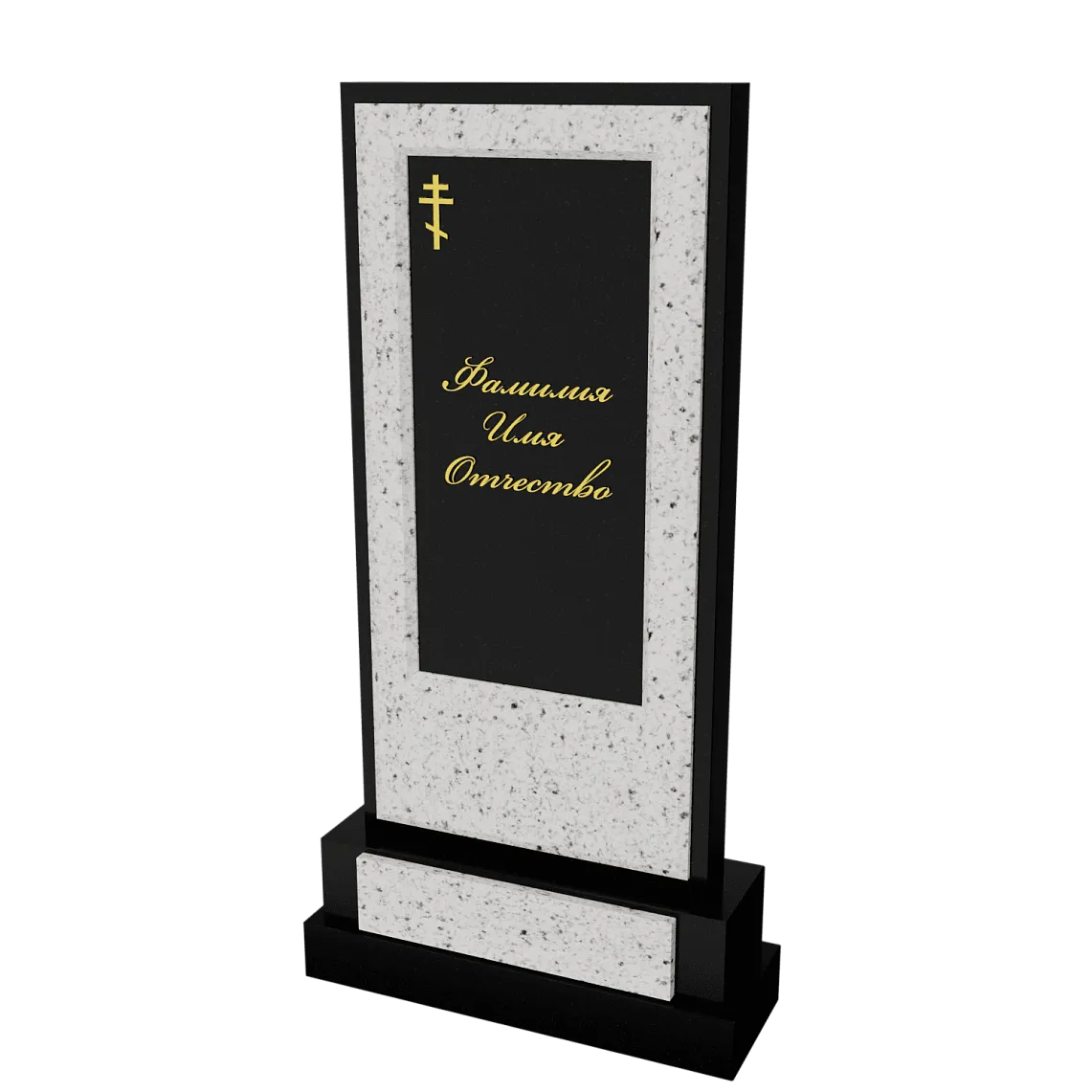 Памятник с флорентийской мозаикой "Каменный узор №15" 18 