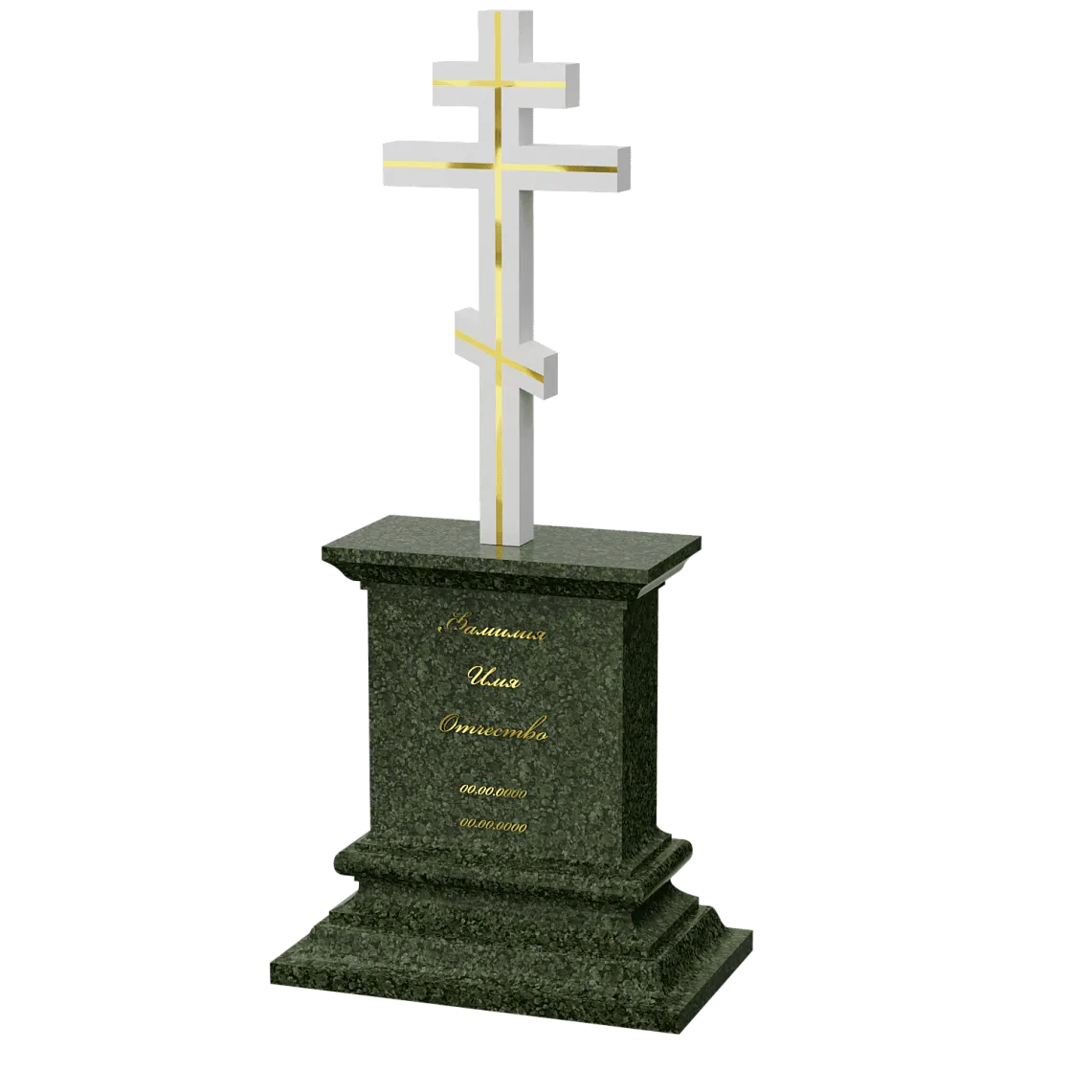 Вертикальный памятник "Славящий Бога" 3 