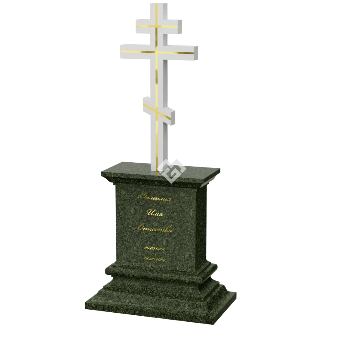 Вертикальный памятник "Славящий Бога" 3