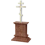 Вертикальный памятник "Славящий Бога" 7