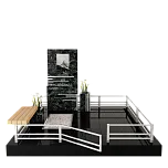 Мемориальный комплекс на могилу "Жемчуг Души"