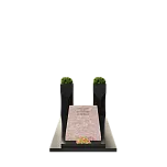 Памятник для урны с прахом "Молчаливая Звезда" 27