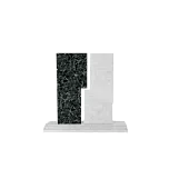 Горизонтальный памятник "Инь Ян" 19