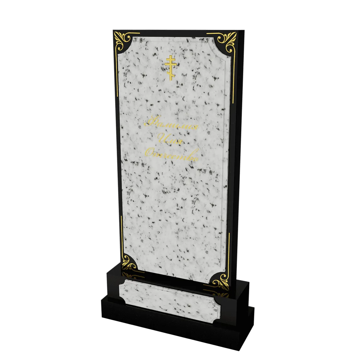 Памятник с флорентийской мозаикой "Каменный узор №13" 1 