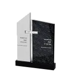 Горизонтальный памятник "Воздушный крест\крест металл"