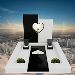 Мемориальный комплекс на могилу "Любовь Души" 12