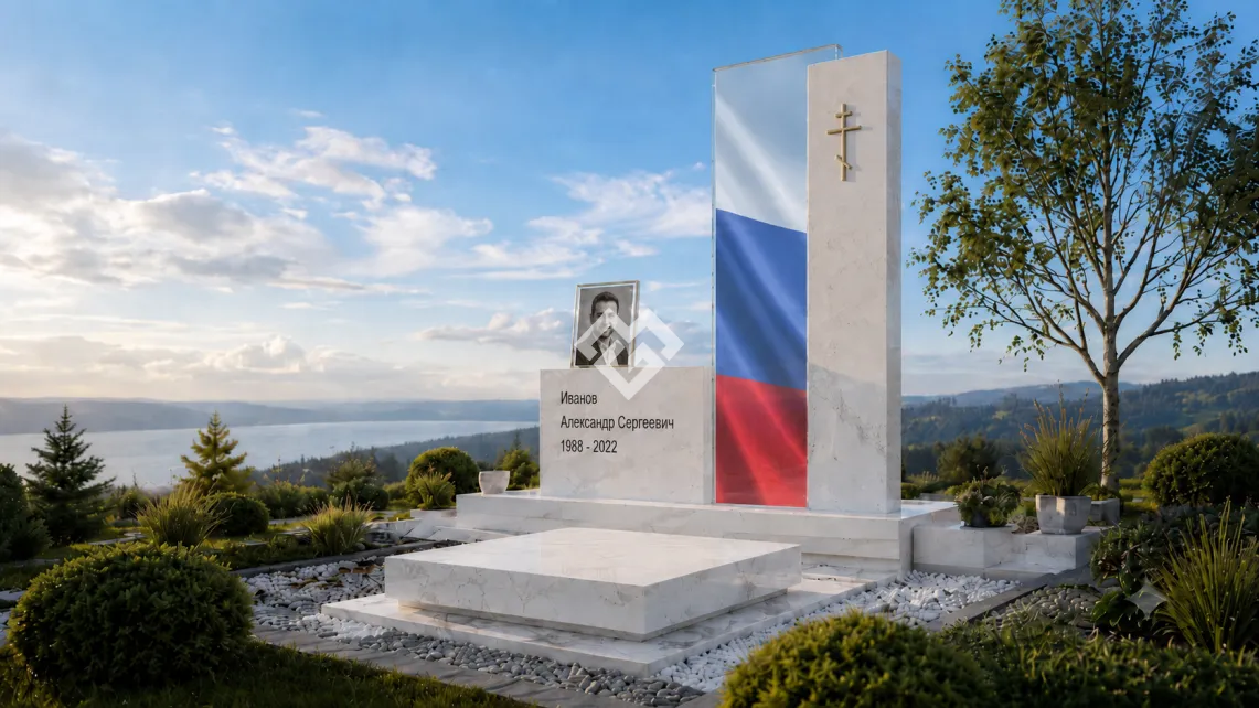 Памятник военному и участнику СВО "Светлые вершины памяти" 1