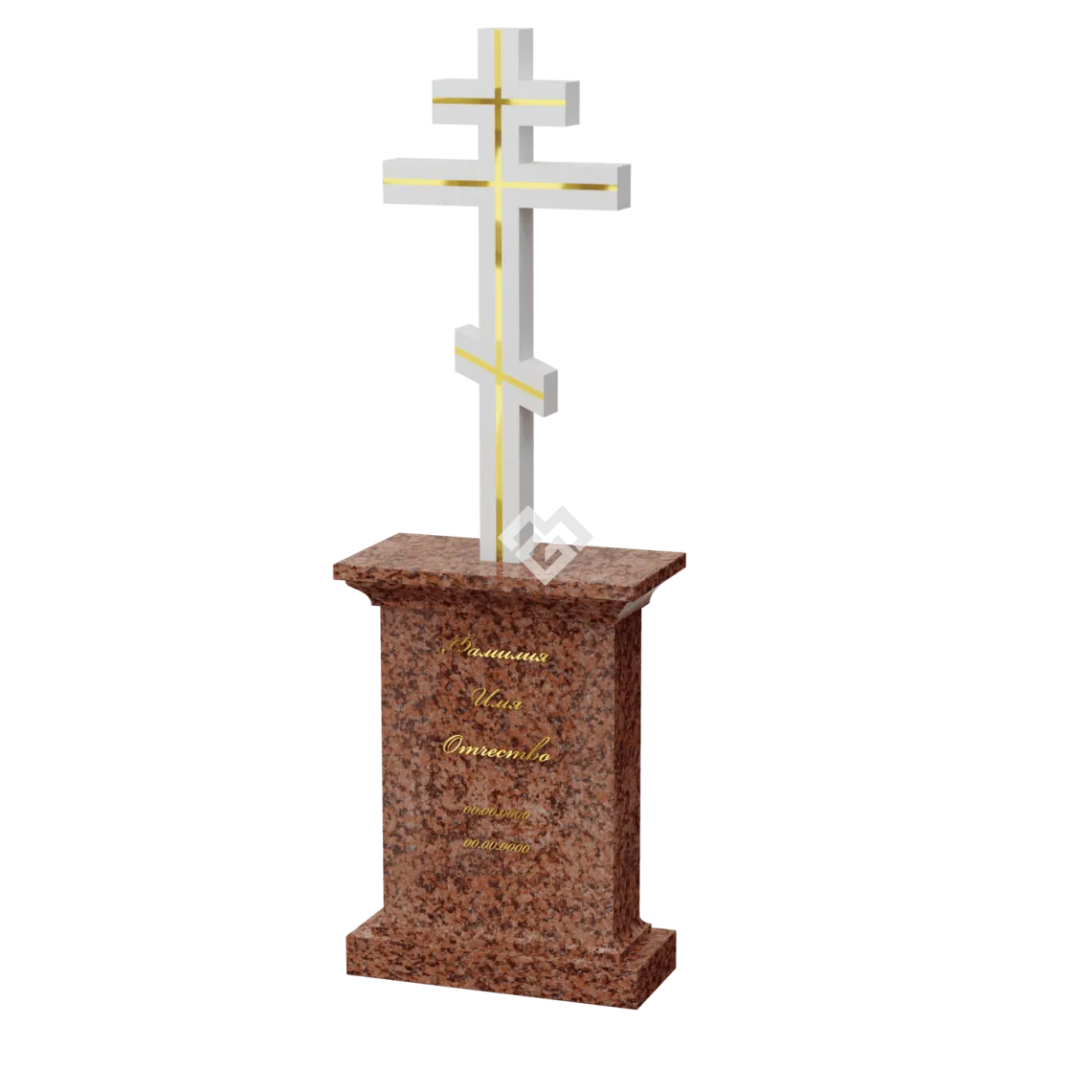 Вертикальный памятник "Молитва Богу" 4
