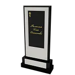 Памятник с флорентийской мозаикой "Каменный узор №15" 31