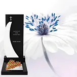 Вертикальный памятник "Крыло Ангела Хранителя" 5