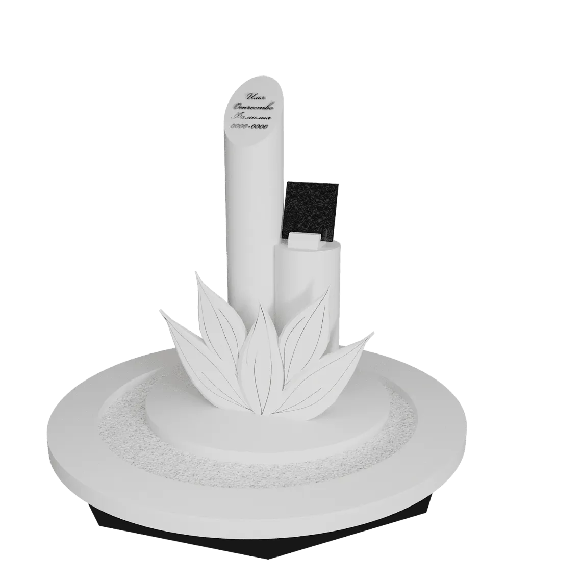 Вертикальный памятник "Лотос Души" 2 