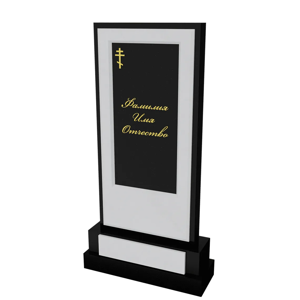 Памятник с флорентийской мозаикой "Каменный узор №15" 12 