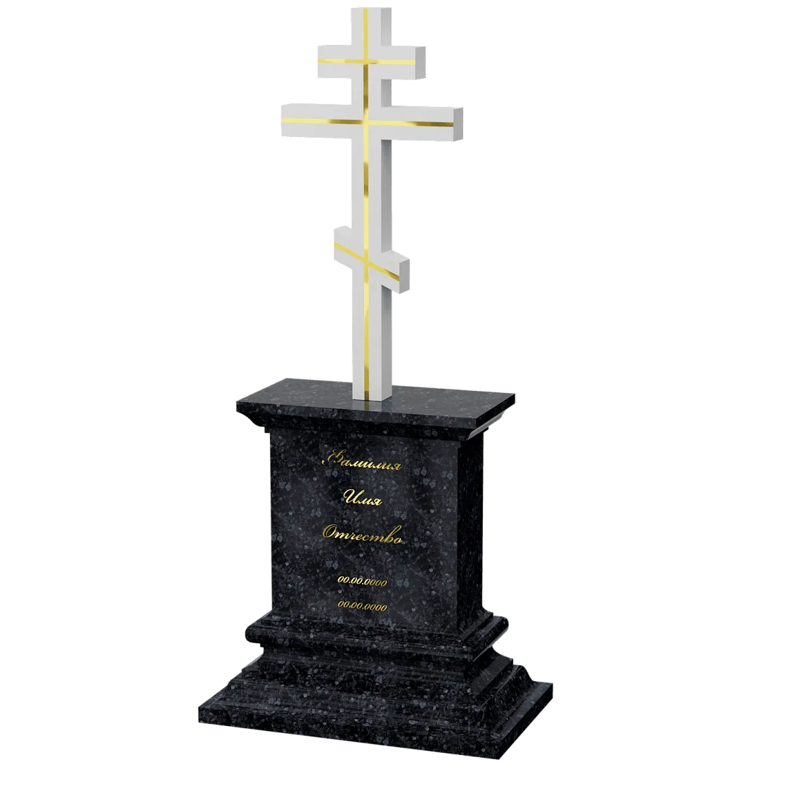 Вертикальный памятник "Славящий Бога" 4 