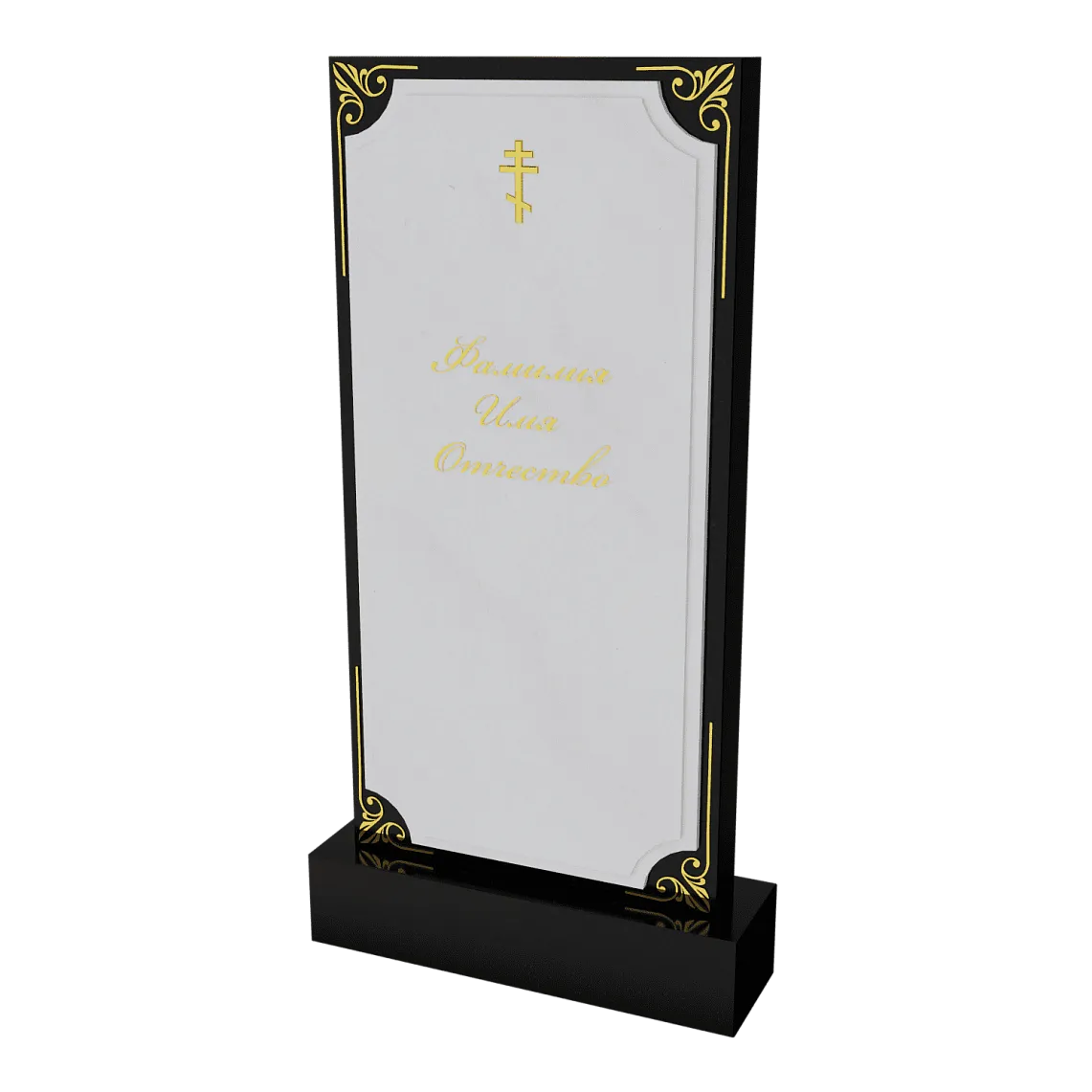 Памятник с флорентийской мозаикой "Каменный узор №14" 16 