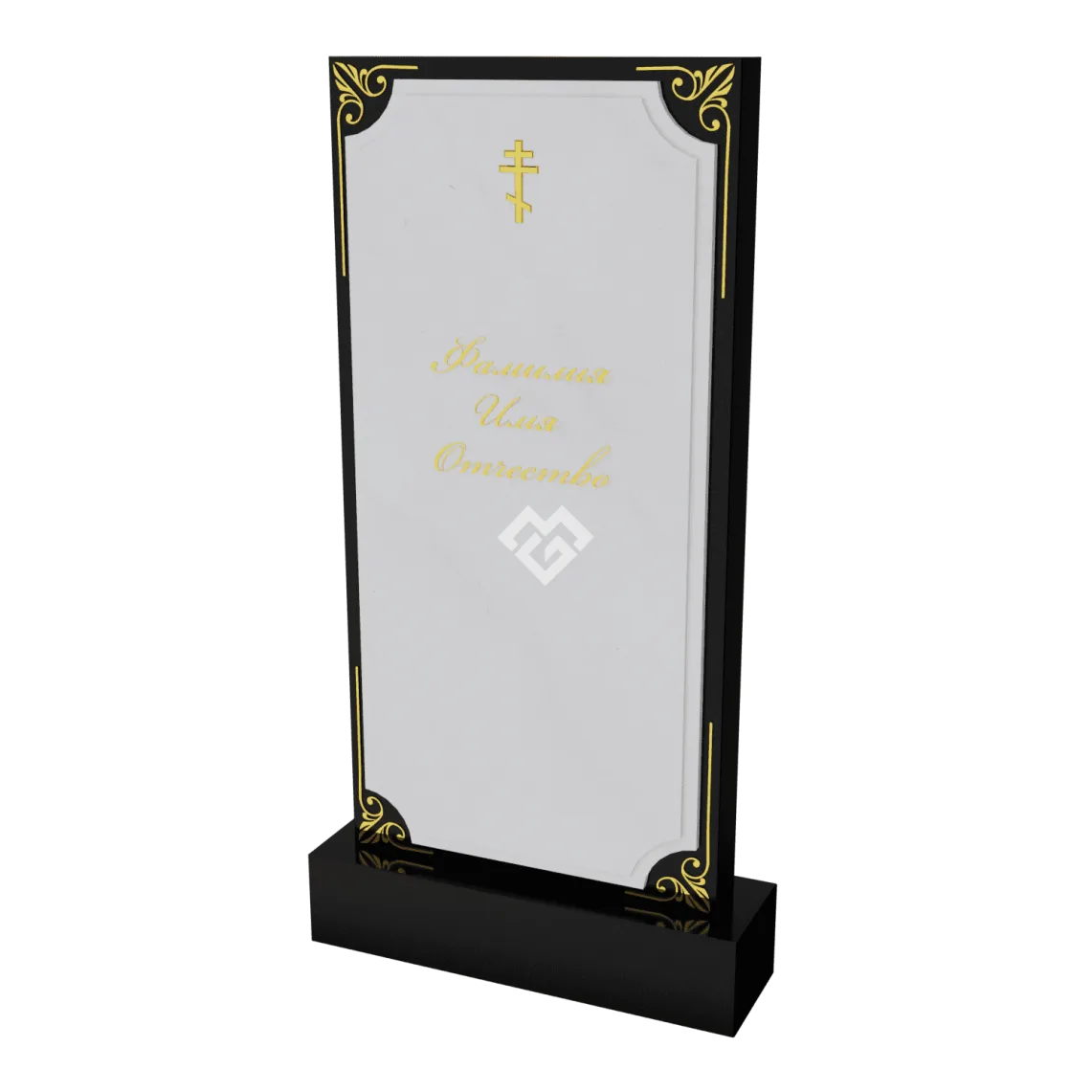 Памятник с флорентийской мозаикой "Каменный узор №14" 16