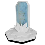 Вертикальный памятник "Лотос" 9