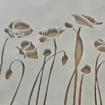 Памятник с флорентийской мозаикой "Маки" 8