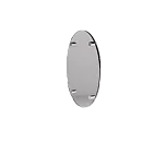 Овальное стекло на памятник ДПЛ 12