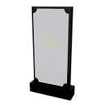 Памятник с флорентийской мозаикой "Каменный узор №3"