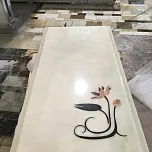 Памятник с флорентийской мозаикой "Лилия"