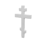 Вертикальный памятник "Крест Оформление"