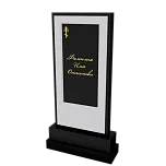 Памятник с флорентийской мозаикой "Каменный узор №16"