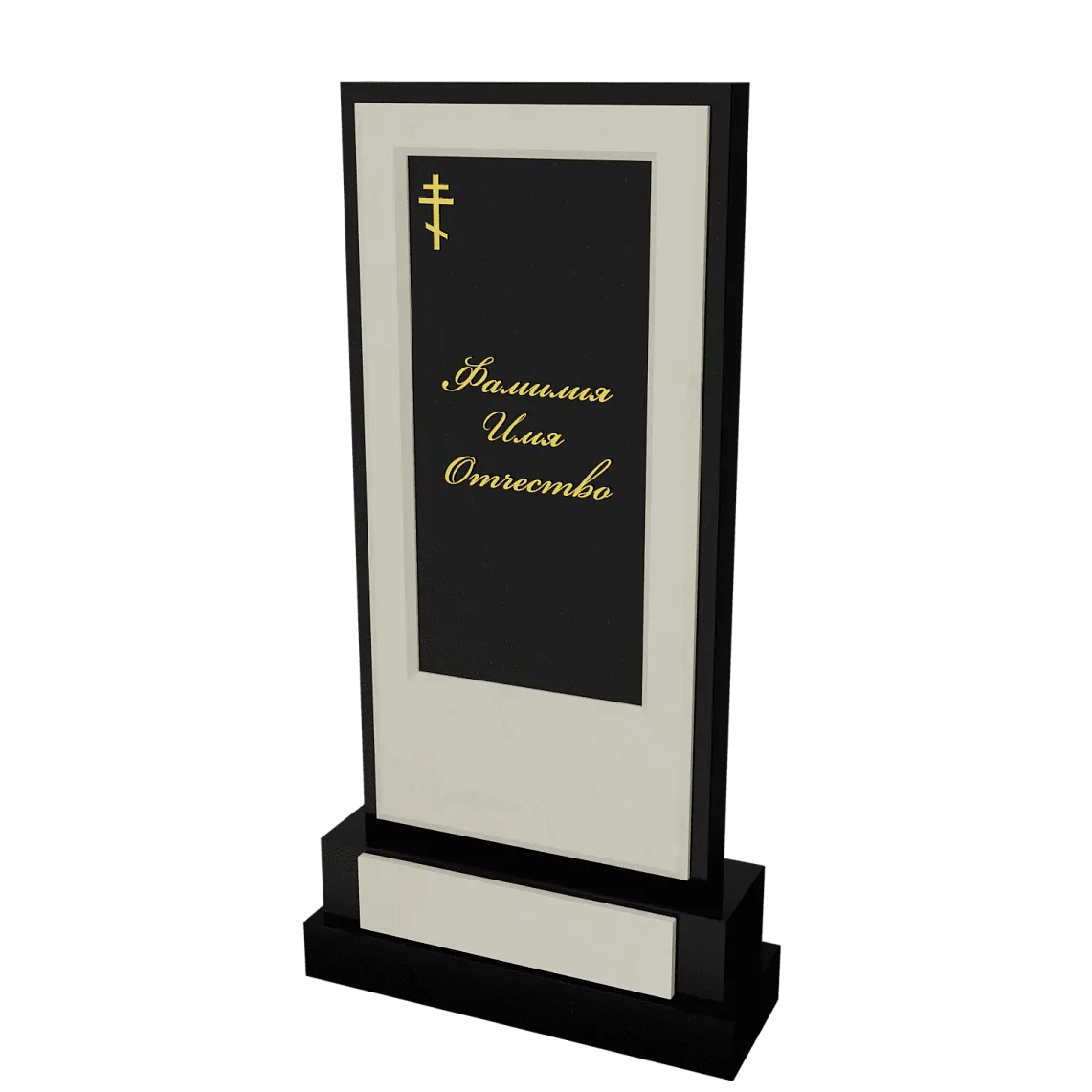 Памятник с флорентийской мозаикой "Каменный узор №15" 10 