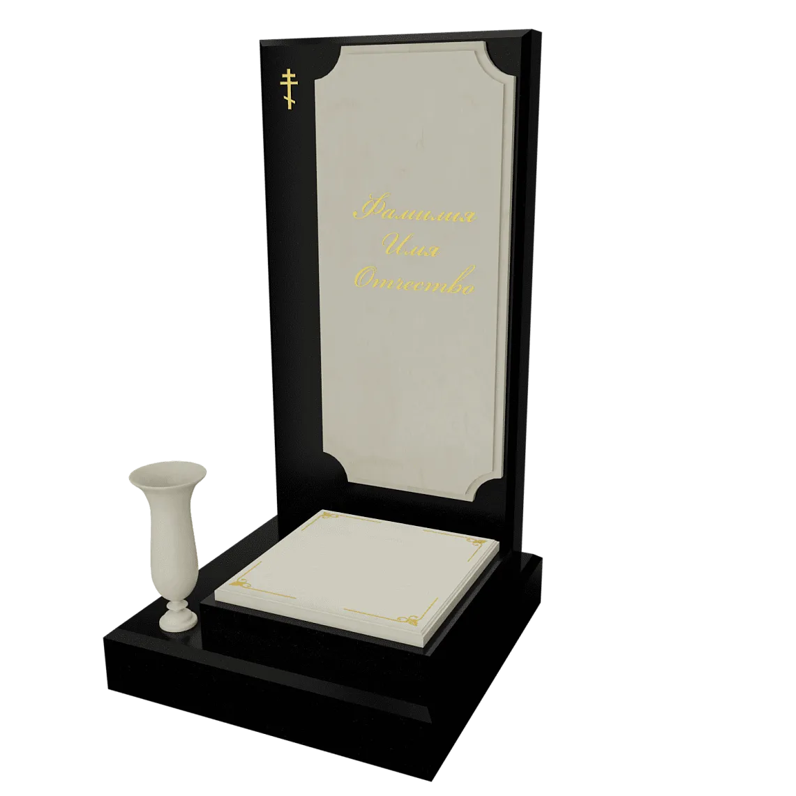 Памятник с флорентийской мозаикой "Каменный узор №11" 10 